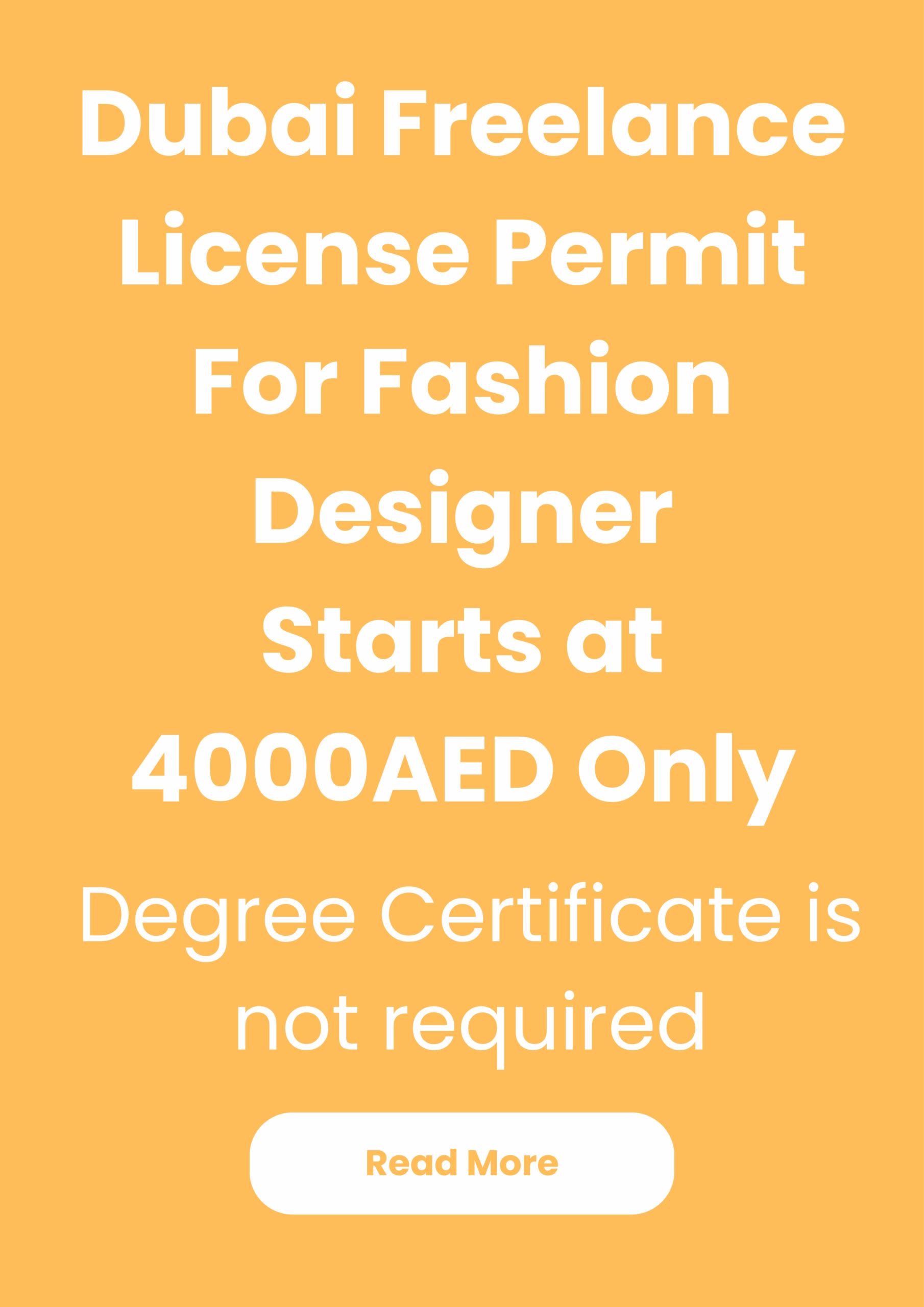 Dubai Freelance Visa for Fashion Designer